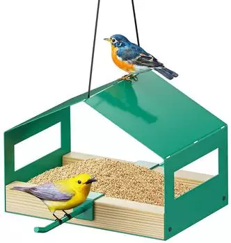 LuxusKollektion Vogelfutterhaus zum Aufh&auml;ngen, Metall, wetterfest