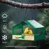 LuxusKollektion Vogelfutterhaus zum Aufhängen, Metall, wetterfest
