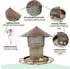 LuxusKollektion SWAWIS Vogelfutterstation, hängend, eichhörnchensicher, kupferbronze