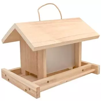 LuxusKollektion Vogelhaus zum Aufh&auml;ngen, Holz, wetterfest, gro&szlig;e Kapazit&auml;t