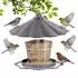 LuxusKollektion Vogelhaus faltbar, 1000ml, grau, wetterfest