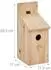 Relaxdays Vogelhaus Bausatz DIY, Holz, 11,5x29,5x17cm