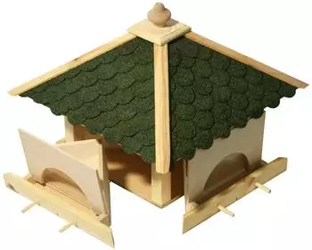 Dobar Vogelhaus mit 4 Futterschubladen