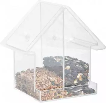 Esschert Design Esschert Acryl Fensterkombifuttersilo Haus (FB372)