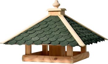 Dobar Vogelhaus Bitumen-Dachschindeln grün 54 x 54 x 38 cm