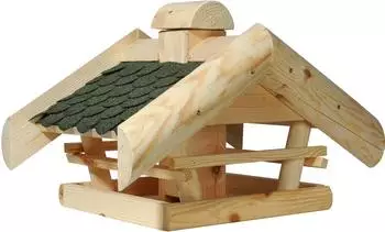 Dobar Futterhaus mit gr&uuml;nen Bitumenschindeln (98510e)