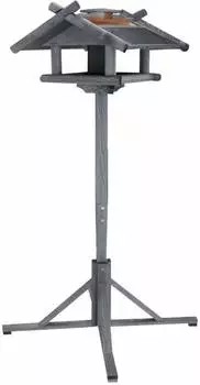 Kynast Vogelhaus mit Kupferdach und Fuss anthrazit 155cm