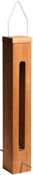 Dobar Futterspender Eichenholz mit Futtersilo 7x7x43cm