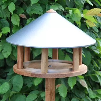 VOSS.garden Vogelhaus Aarhus d&auml;nisches Design massiv Eiche