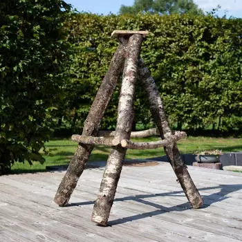 VOSS.garden Ständer für Vogelhaus aus Birke schwer 115cm