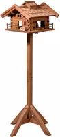 DOBAR Vogelfutterhaus "Tirol", inkl. Standfu&szlig;, H 117 cm, aus Holz