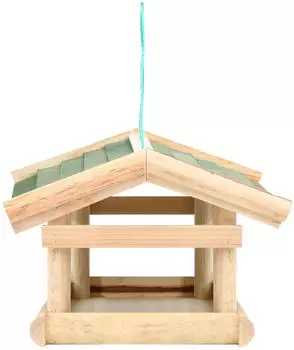 vidaXL Futterhaus Massivholz 35x29,5x21 cm (314819)