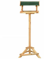 vidaXL Vogelh&auml;uschen mit St&auml;nder 37x28x100 cm Massivholz Tanne