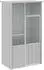 vidaXL Bird cage galvanised steel 115 x 78 x 200 cm