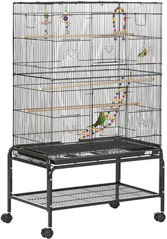 Pawhut Bird cage on wheels (D10-090V00BK)
