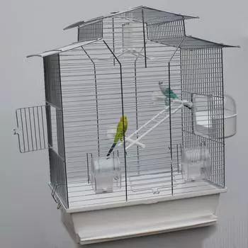 XXL-Heimtiercenter Exotenkäfig 60 cm IZA 2 II weiß