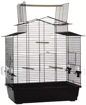 Beeztees Vogelkäfig Big Iza 3 Open schwarz