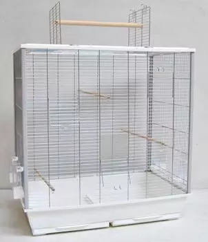 Ollesch Vogelkäfig mit Freisitz