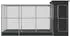 vidaXL Voliere mit Erweiterung 416 x 203 x 216 cm Stahl silber