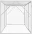 vidaXL Vogelvoliere 102x208x108 cm Stahl anthrazit