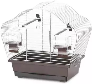 Duvo+ Vogelkäfig Natural Beta Mini braun/zinc