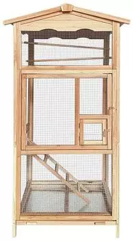 Home Deluxe PICO Vogelkäfig Holz, 89x176cm
