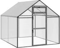 vidaXL Vogelk&auml;fig Anthrazit 181,5 x 221 x 173,5 cm