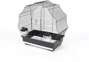 Ollesch Vogelk&auml;fig schwarz, 48x25,5x47cm