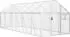 vidaXL Voliere Aluminium silber 1,79x6x1,85m
