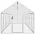 vidaXL Voliere Aluminium silber 1,79x6x1,85m