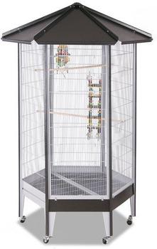 Montana Sechseck Voliere Villa Redondo Antik Platinum