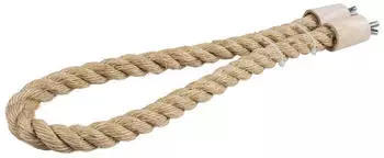 Duvo+ Sitzstange aus Baumwolle & Sisal beige L
