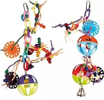 Flamingo Vogelspielzeug Ball mit Seilen