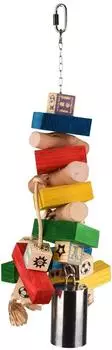 Flamingo Vogelspielzeug Regenbogen Bell Multi