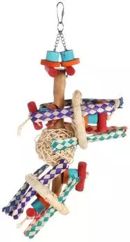 Flamingo Papageienspielzeug Zazoe