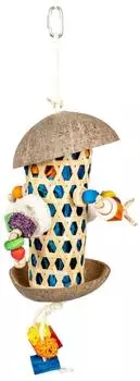 Duvo+ Vogelspielzeug Forage Tube Coco/Bambus