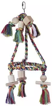 Nobby Pyramide Baumwolle mit Holzblöcken 19 x 45 cm