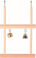 Trixie 5822 Trapezschaukel, doppelt, Holz, 12 &times; 20 cm