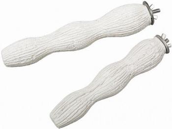 Nobby Mineral Stones Sitzstange weiß 24 cm