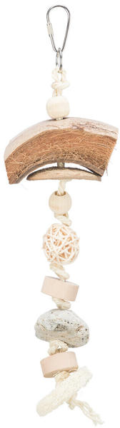 Trixie Naturspielzeug für Vögel inkl. Kokos und Rattan 35cm (51692)