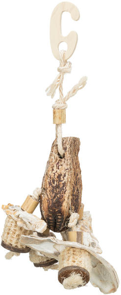 Trixie Vogelspielzeug inkl. Bambus und Muscheln 26cm (58994)