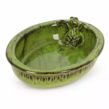 Esschert Vogelbad Frosch, oval (FB669)