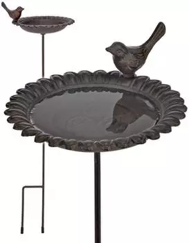 Spetebo Vogeltränke Gusseisen Antik-Optik 79,5cm (57027)