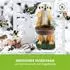 EASYmaxx Erdmännchen Solarleuchte mit Vogeltränke, braun (EASYmaxx Solar-LED Figur Vogeltränke)