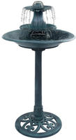 Vidaxl - Vogelbad Mit Springbrunnen Gr&uuml;n 50&times;91 Cm Kunststoff