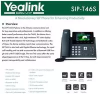 Yealink SIP-T46S, Yealink T46s (SIP-T46S) Schwarz/Silber