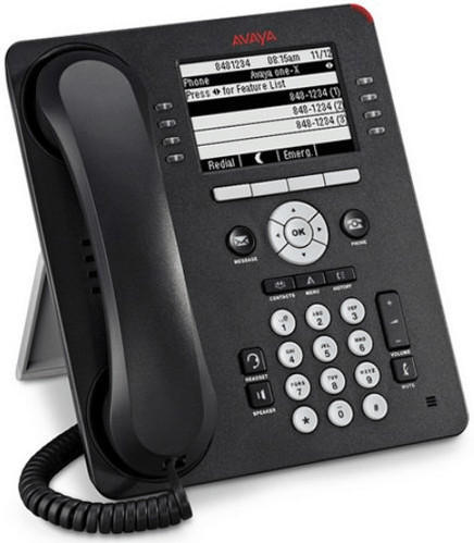 Avaya 9608G Gry Telefon schwarz