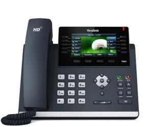 Yealink SIP-T46S VoIP-Telefon schwarz 16 Zeilen LCD