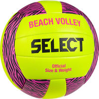 Select 2144818596, Select Beach Volleyball gelb/gr&uuml;n/schwarz 5
