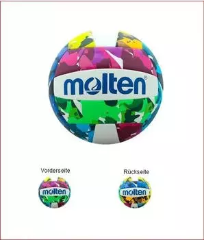 Molten MS500-NCAMO Beachvolleyball Gr. 5, mehrfarbig (MS500-NCAMO)